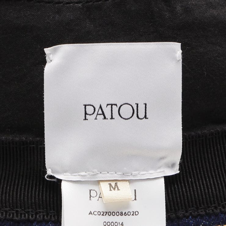 パトゥ帽子バケハデニムブルーイエローレディースPATOUAC0270008602D