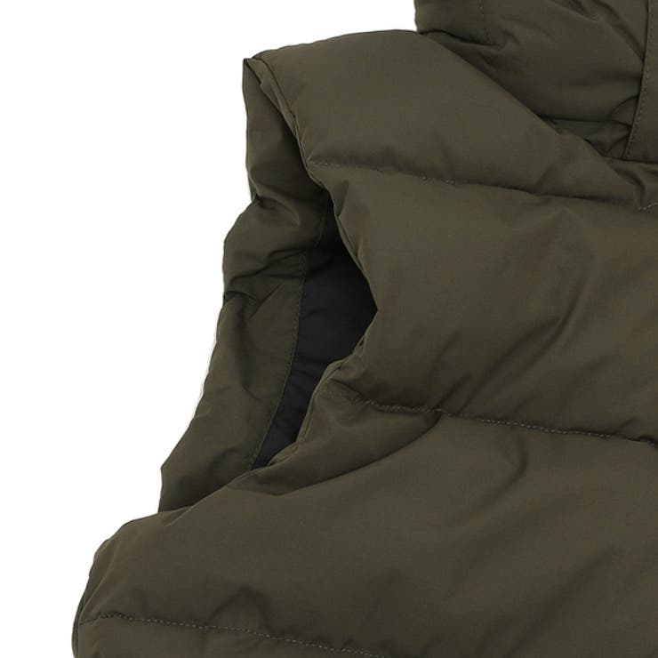 ピレネックスアウターダウンジャケットコートスプートニックミニリブトップベストカーキメンズPYRENEXHMS017DEEPKHAKI