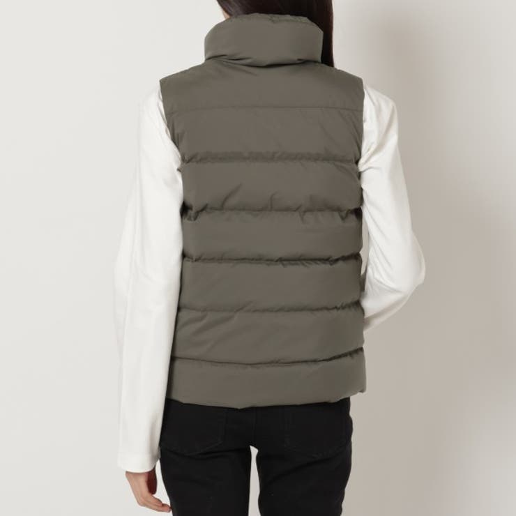 ピレネックスダウンジャケットコートスプートニックダウンベストカーキレディースPYRENEXHWS004DEEPKHAKI