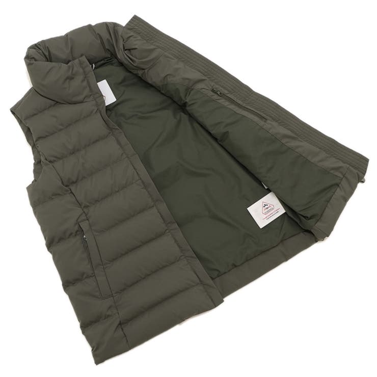 ピレネックスダウンジャケットコートスプートニックダウンベストカーキレディースPYRENEXHWS004DEEPKHAKI