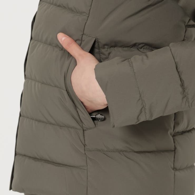 ピレネックスアウターダウンジャケットコートスプートニックカーキレディースPYRENEXHWS005DEEPKHAKI