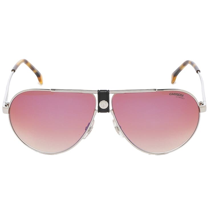 カレラサングラスアイウェアメンズ63サイズブラウンマルチシルバーCARRERA1033/S010A8ティアドロップ