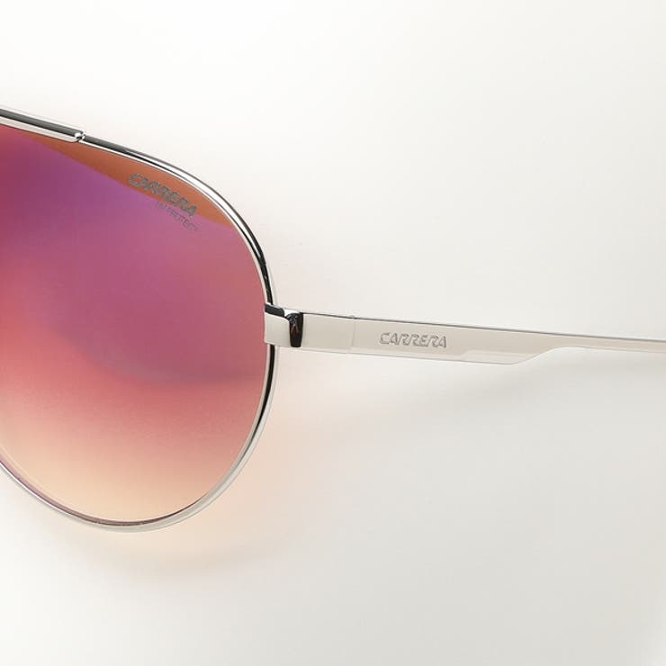 カレラサングラスアイウェアメンズ63サイズブラウンマルチシルバーCARRERA1033/S010A8ティアドロップ