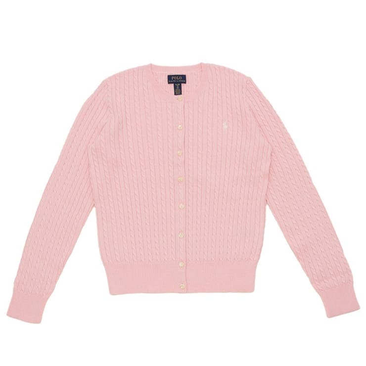 ほぼ未使用 HAND KNIT キャメルリネン ラルフローレン カーディガン M 新品未使用 POLO ラルフローレン レディース カーディガン