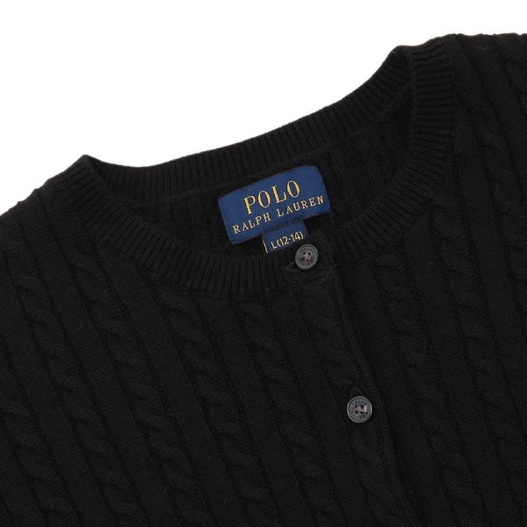 ポロラルフローレン 子供服 ケーブルニットカーディガン[品番