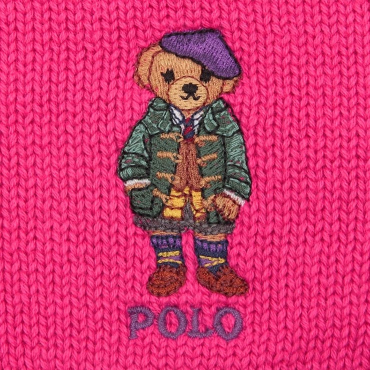 ポロラルフローレンベビー用品マフラーポロベアピンクキッズPOLORALPHLAUREN313950736001PK