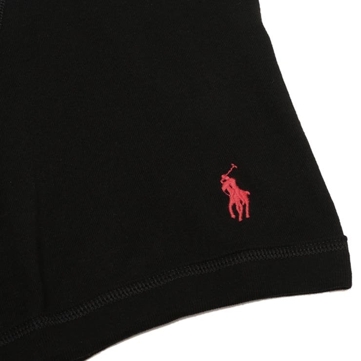 ポロラルフローレンインナークラシックフィットボクサーブリーフ3枚セットレッドブラックメンズRALPHLAURENNCBBP3PBD