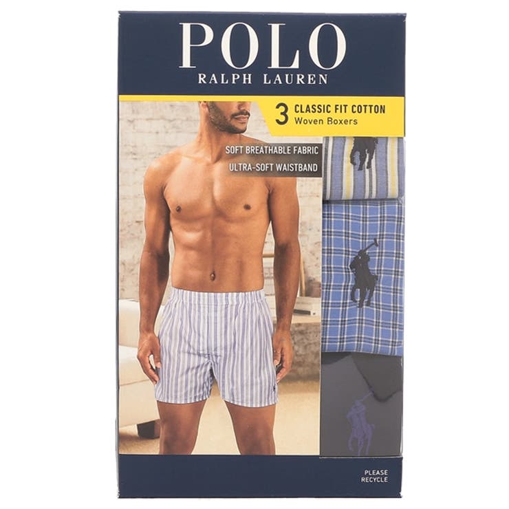 Amazon | [POLO RALPH LAUREN] トランクス 3枚セット パック