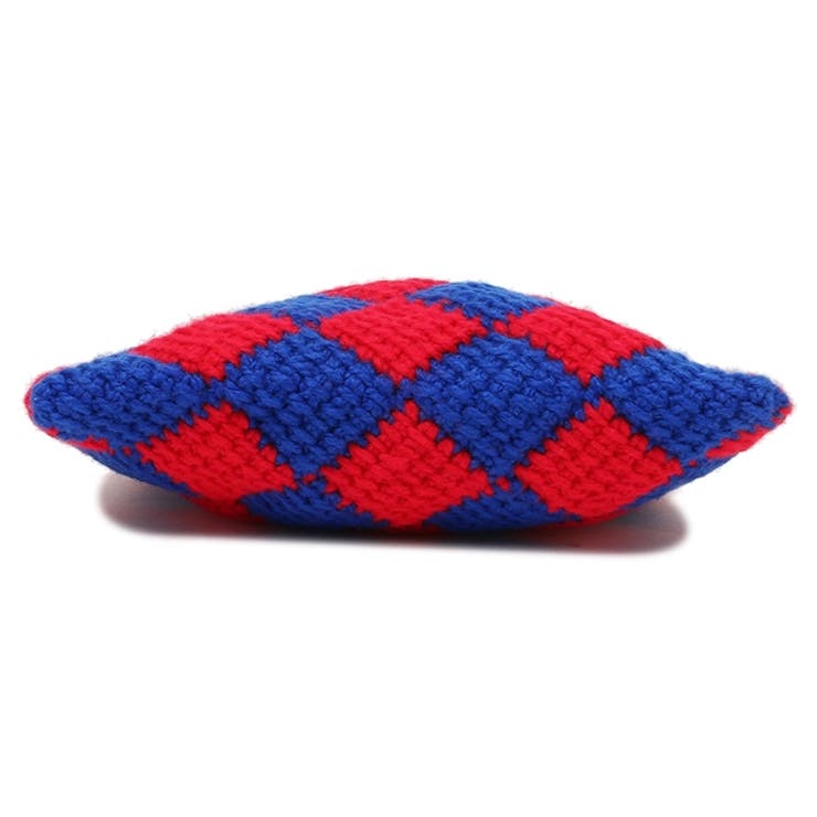 マルニハンドバッグキッズかぎ針編みバッグミニバッグロゴブルーレッドキッズMARNIM00995M00RP0MC06BLUERED