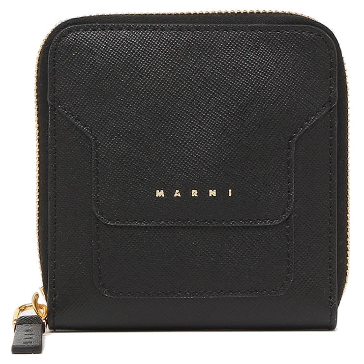 新品　MARNI　マルニ　二つ折り財布　ミニウォレット　アラウンドジップお札入れ×1
