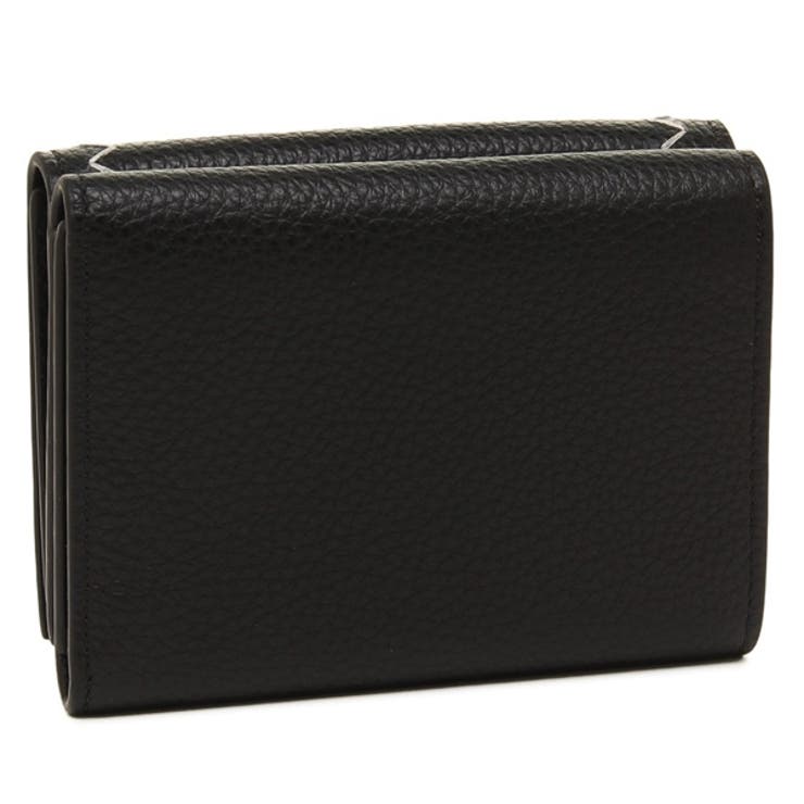 マルニ 三つ折り財布 ブラック[品番：AXEB0037826]｜AXES