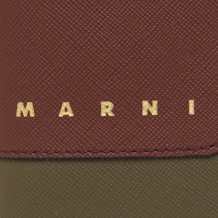 マルニ二つ折り財布ブルーマルチカラーレディースMARNIPFMOQ14U28LV520ZO958
