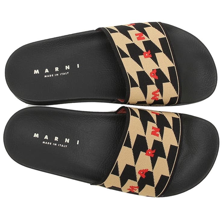 マルニ サンダル ベージュ[品番：AXEB0025114]｜AXES（アクセス