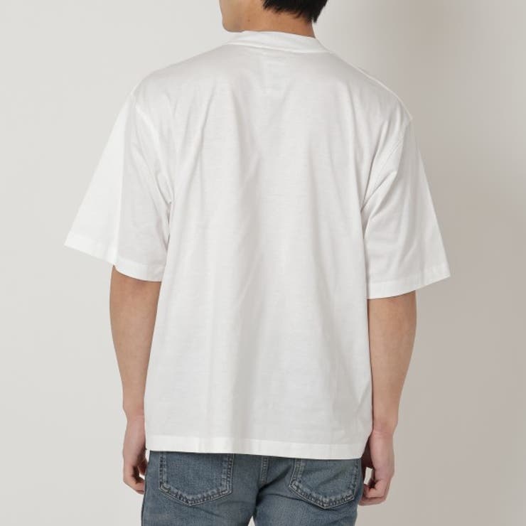 マルニTシャツWHIRLプリントコットンTシャツ半袖TシャツトップスホワイトメンズMARNIHUMU0223PBUSCV18MWW01