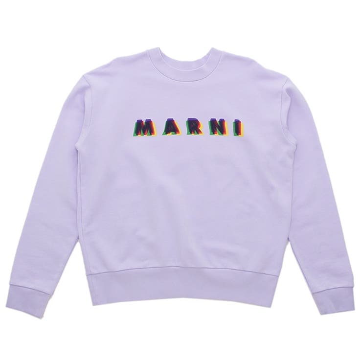 マルニスウェットパープル3DマルニプリントスウェットシャツパープルメンズMARNIUMU0074P2USCV15MCC05