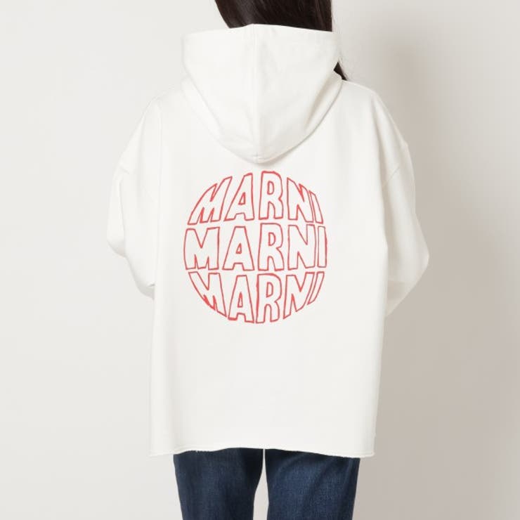 MARNI マルニ レディース パーカー スウェット ロゴプリント