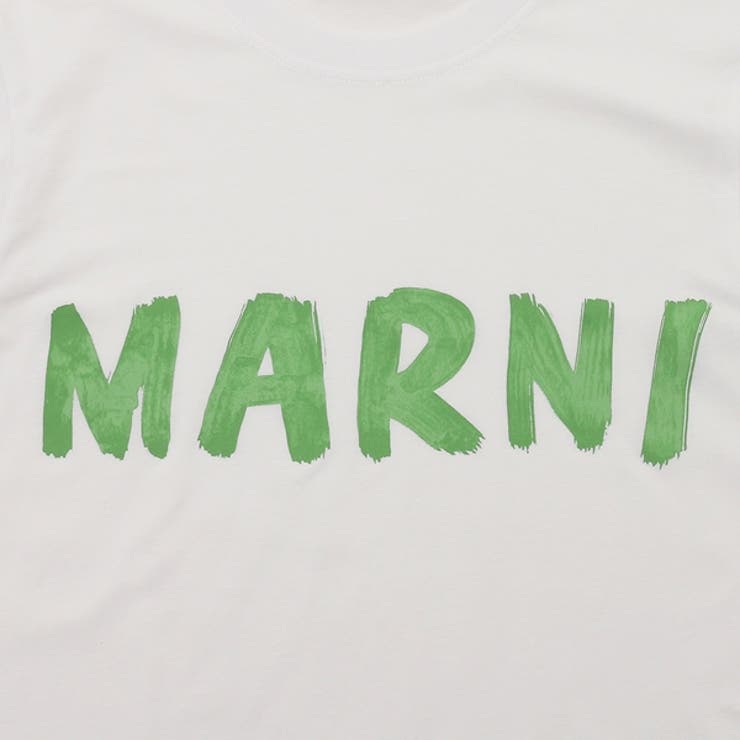 マルニTシャツカットソーオーガニックコットンホワイトレディースMARNITHJE0294P1USCS11L3W01