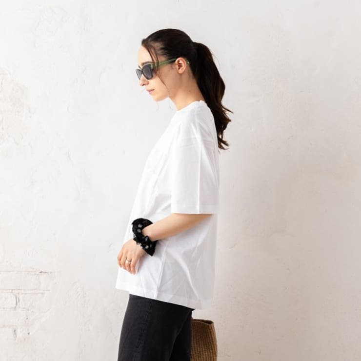 マルニTシャツカットソークルーネックロゴホワイトレディースMARNITHJET49EPHUSCS11L4W01