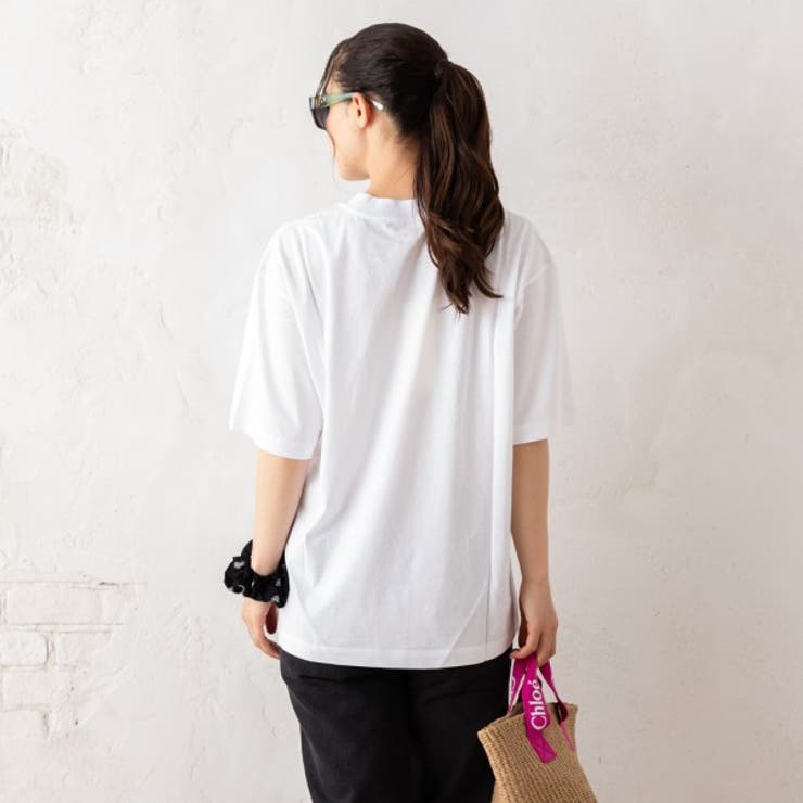 マルニTシャツカットソークルーネックロゴホワイトレディースMARNITHJET49EPHUSCS11L4W01