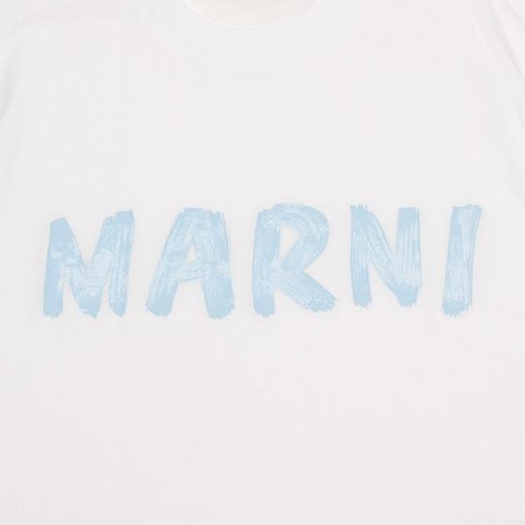 マルニTシャツカットソークルーネックロゴホワイトレディースMARNITHJET49EPHUSCS11L4W01