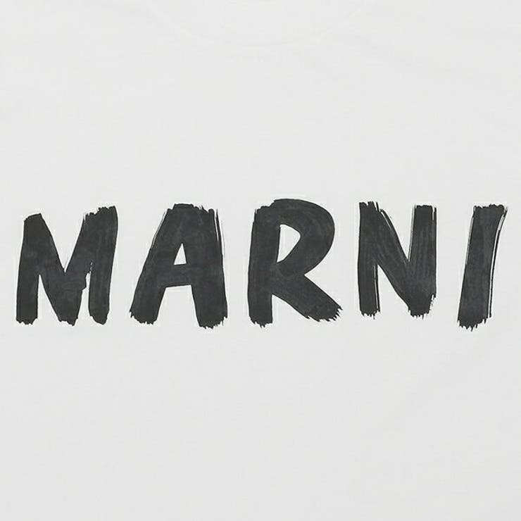 マルニTシャツ半袖TシャツトップスホワイトレディースMARNITHJET49EPHUSCS11LOW01