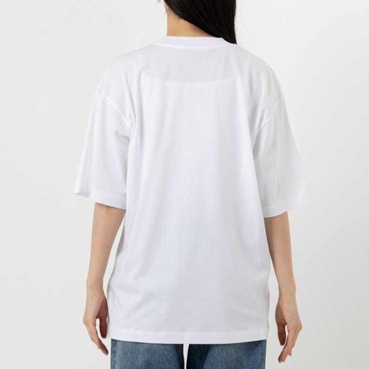 マルニTシャツ半袖TシャツトップスホワイトレディースMARNITHJET49EPHUSCS11LOW01