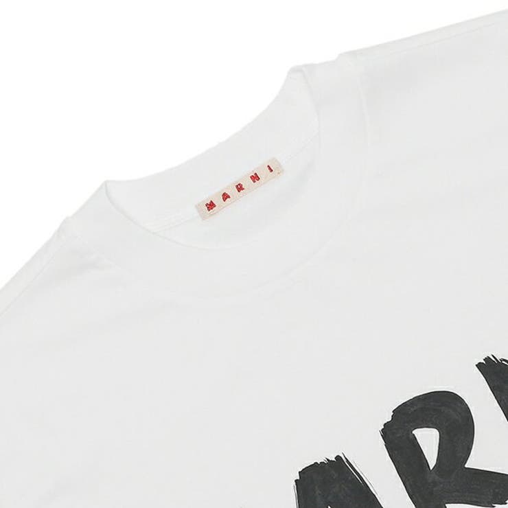 マルニTシャツ半袖TシャツトップスホワイトレディースMARNITHJET49EPHUSCS11LOW01