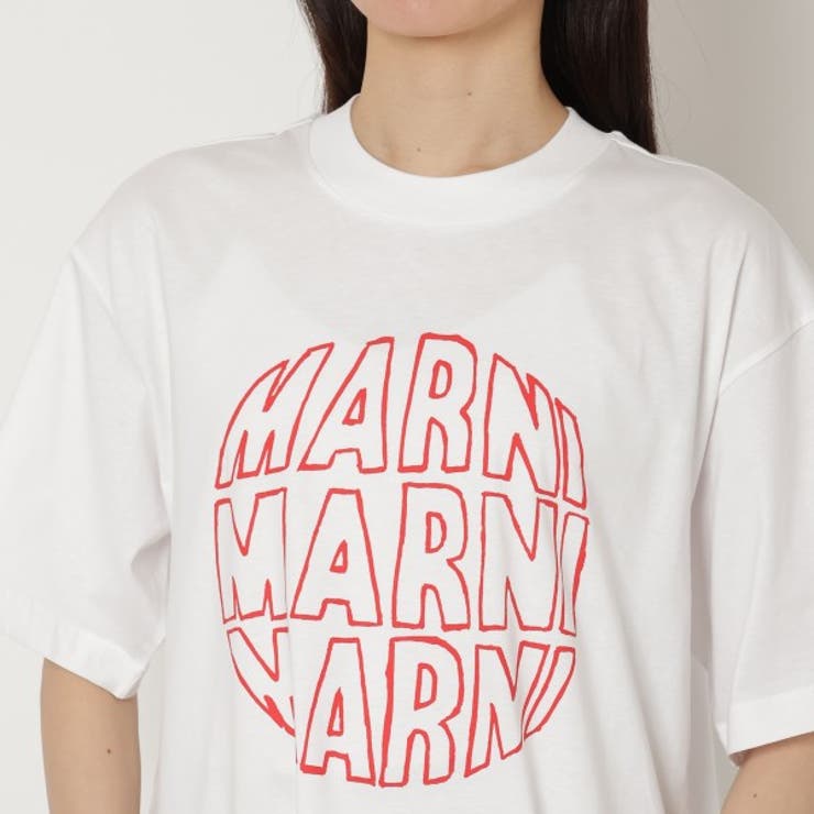 マルニTシャツカットソーホワイトレディースMARNITHJET49P02USCV80CLW01