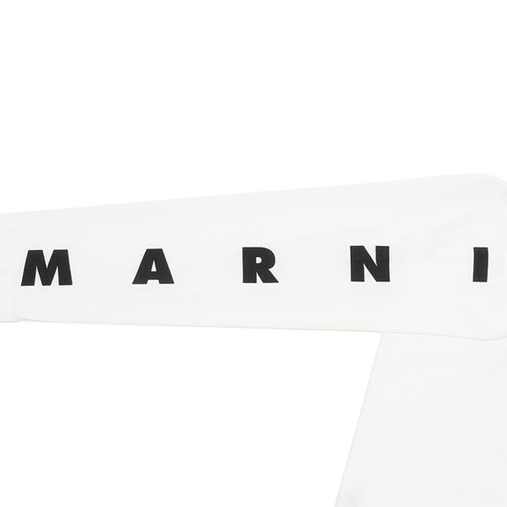 マルニTシャツカットソー子供服ホワイトガールズMARNIM01066M00NEMT170U0M100