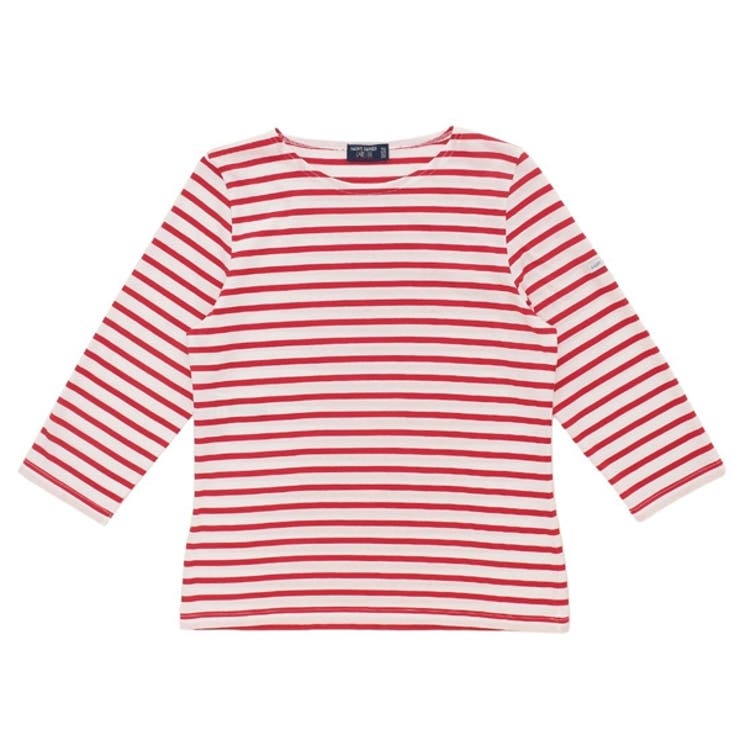 セントジェームスTシャツカットソーガラテアレッドホワイトレディースST.JAMES4131