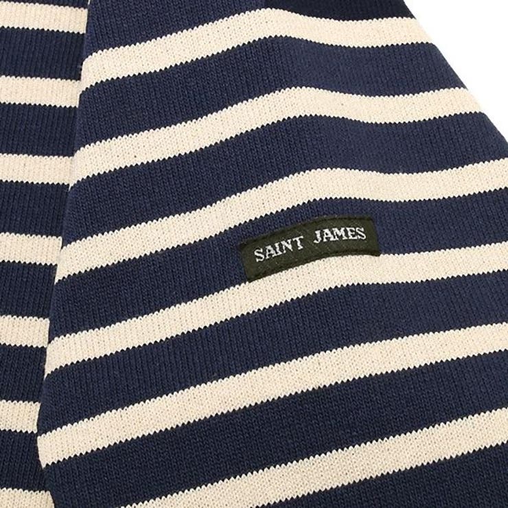 セントジェームスSAINTJAMES長袖ボーダーTシャツ2501MPGUILDORAギルド男女兼用バスクシャツMARINE/ECRUOUESSANT/ウエッソン後継モデル
