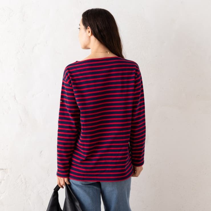 セントジェームスTシャツカットソーギルドボートネックネイビーレッドメンズレディースユニセックスST.JAMES2501