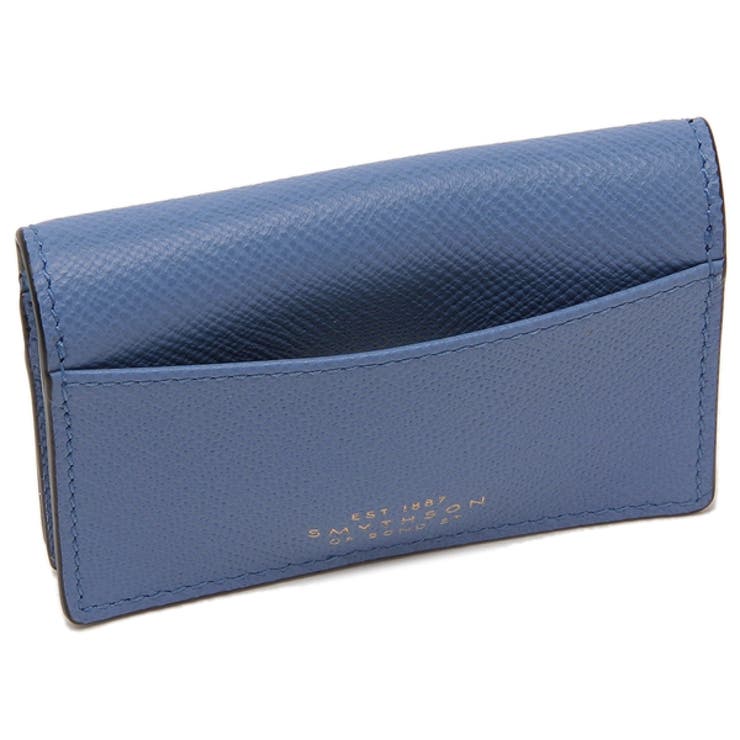 スマイソンカードケースパナマブルーレディースSMYTHSON1200938