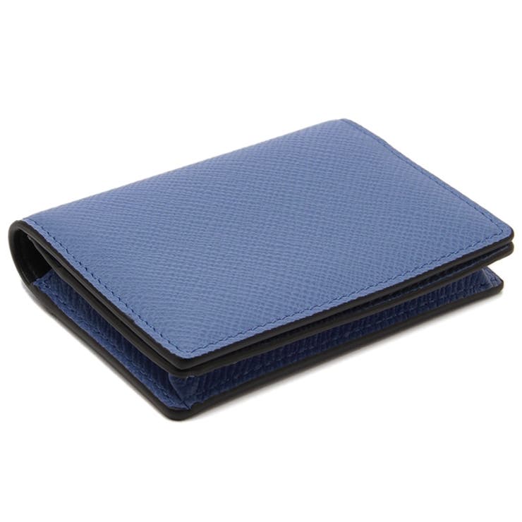 スマイソンカードケースパナマブルーレディースSMYTHSON1200938