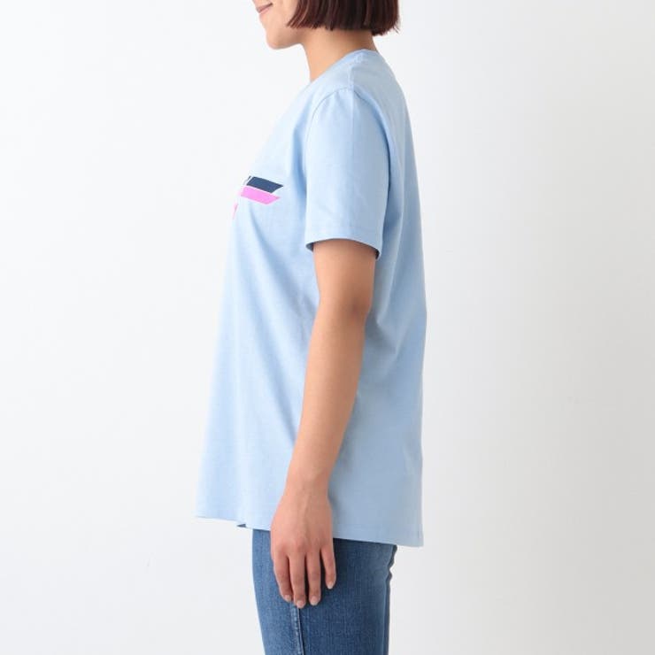 ステラマッカートニートップスＴシャツロゴブルーレディースSTELLAMcCARTNEY381701SOW814210
