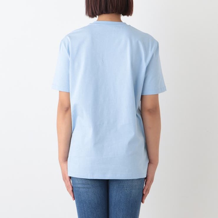 ステラマッカートニートップスＴシャツロゴブルーレディースSTELLAMcCARTNEY381701SOW814210