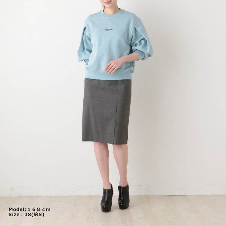 ステラマッカートニートップススウェットロゴブルーレディースSTELLAMcCARTNEY603659SOW784210