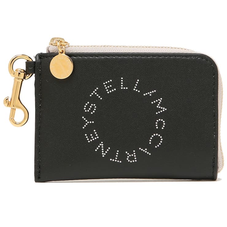 ステラマッカートニーカードケースキーリングフラグメントケースブラックレディースSTELLAMcCARTNEY7P0007W88561000