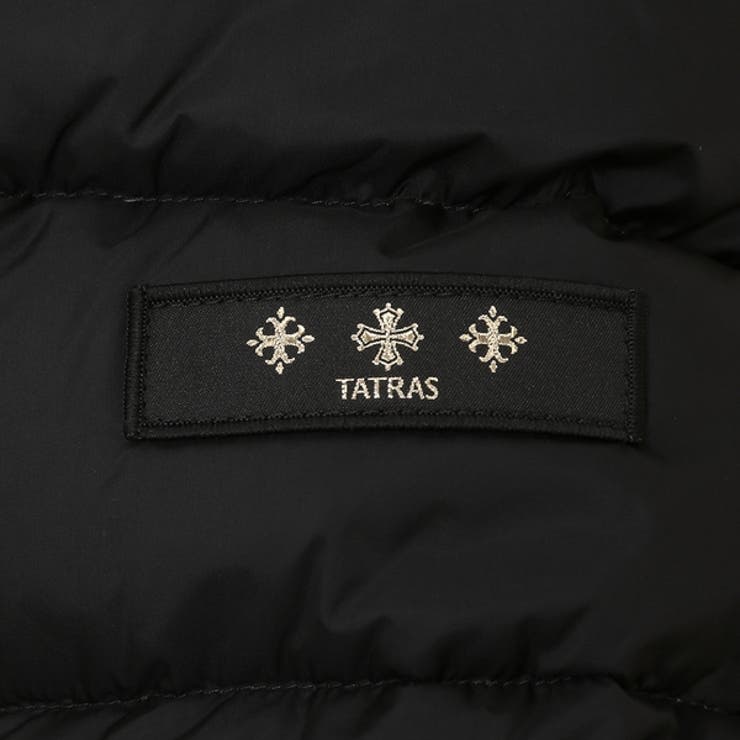 タトラスダウンジャケットコートポリテアマブラックレディースTATRASLTAT23A469401