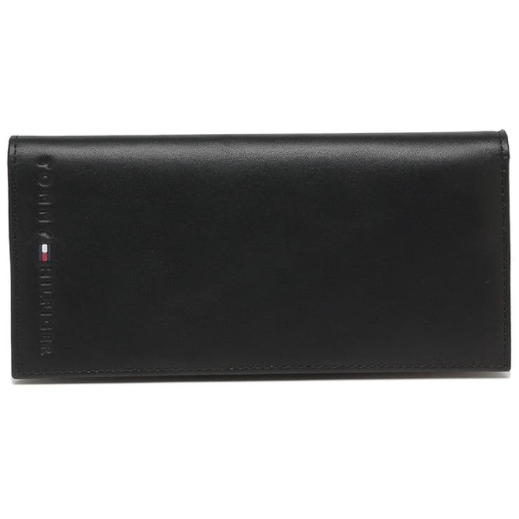 トミーヒルフィガー長財布ウェルスレイラウンドファスナーブラックメンズTOMMYHILFIGER31TL19X006001