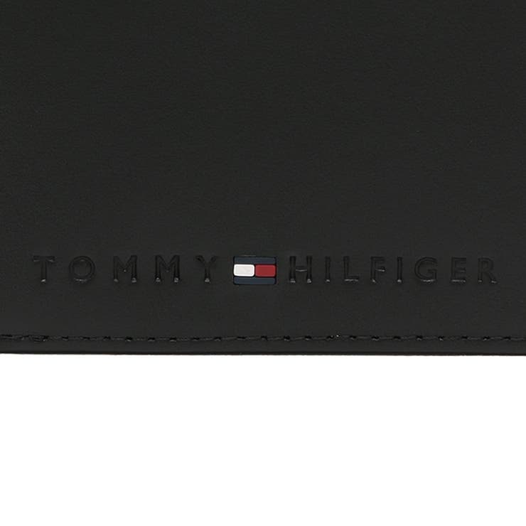 トミーヒルフィガー二つ折り財布ウェルスレイブラックメンズTOMMYHILFIGER31TL25X005001