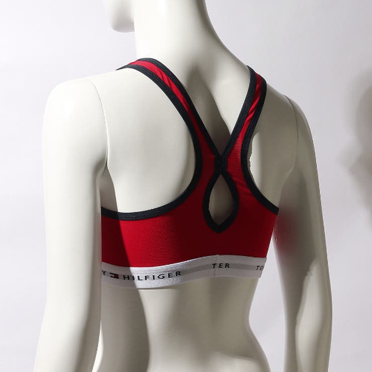 トミーヒルフィガーアウトレットブラレットアンダーウェアスポーツブラレッドレディースTOMMYHILFIGER76A2550611