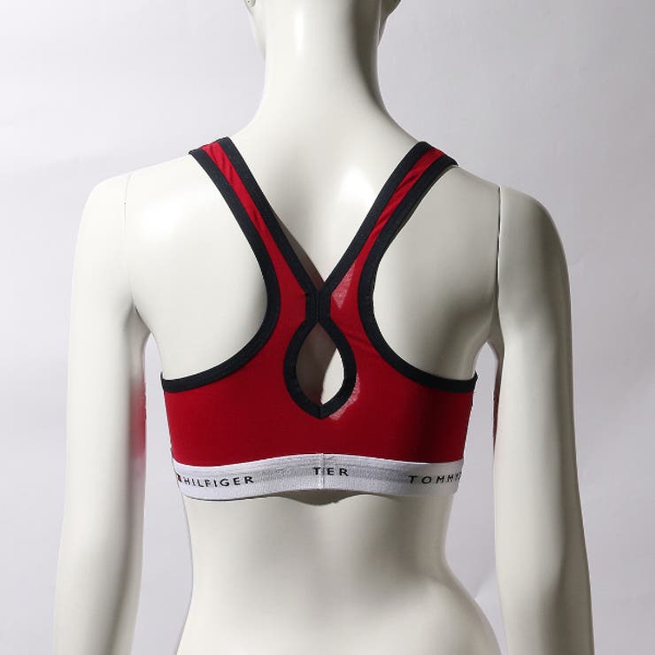 トミーヒルフィガーアウトレットブラレットアンダーウェアスポーツブラレッドレディースTOMMYHILFIGER76A2550611