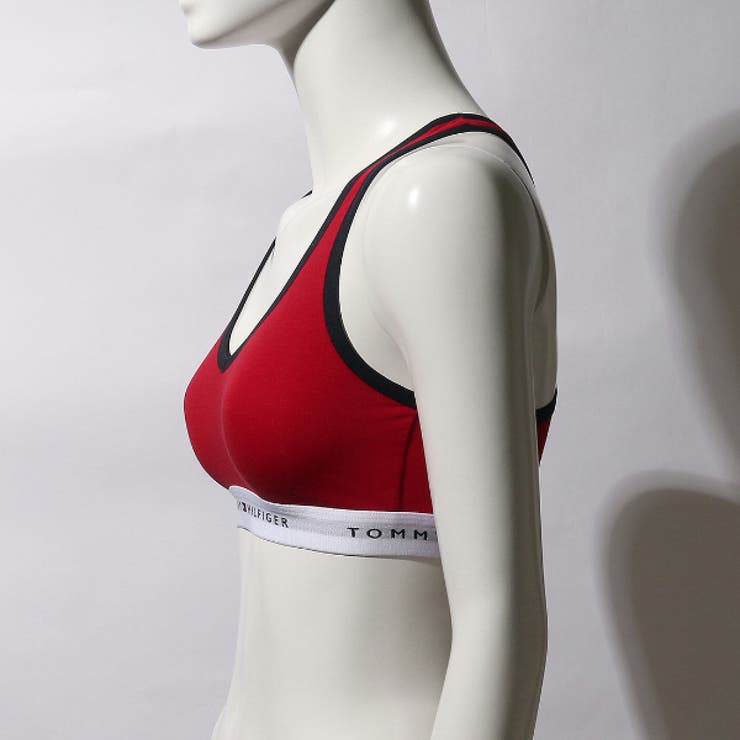 トミーヒルフィガーアウトレットブラレットアンダーウェアスポーツブラレッドレディースTOMMYHILFIGER76A2550611