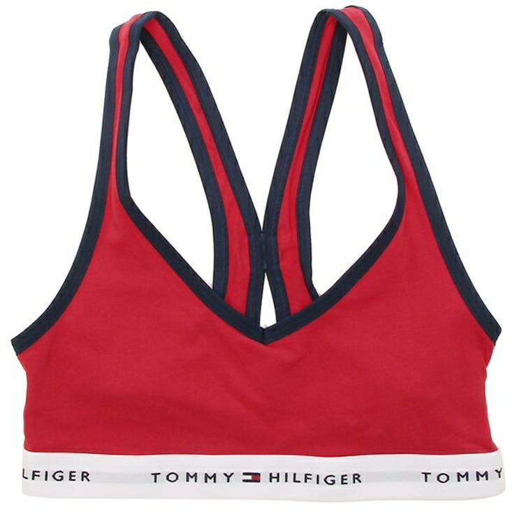 トミーヒルフィガーアウトレットブラレットアンダーウェアスポーツブラレッドレディースTOMMYHILFIGER76A2550611