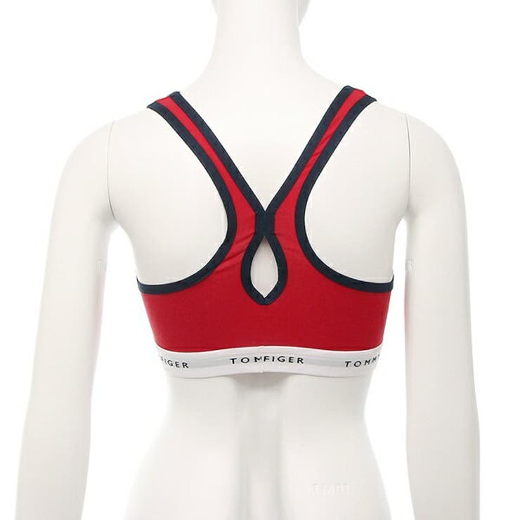 トミーヒルフィガーアウトレットブラレットアンダーウェアスポーツブラレッドレディースTOMMYHILFIGER76A2550611