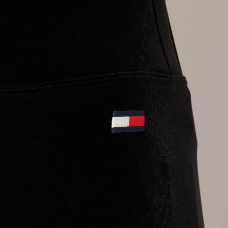 トミーヒルフィガーパンツレギンスブラックレディースTOMMYHILFIGERTP2P6141BLK