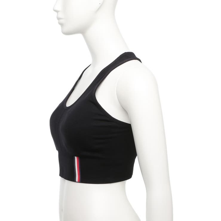 トミーヒルフィガーインナースポーツブラスポーツウェアブラックレディースTOMMYHILFIGERTP2T0505BLK