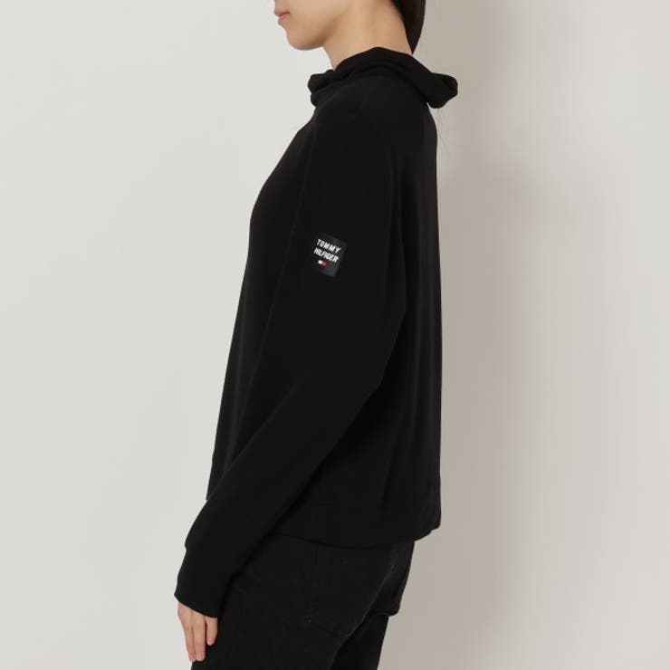 トミーヒルフィガーTシャツカットソートレーナースウェットプルオーバーブラックレディースTOMMYHILFIGERTP3T1009BLK