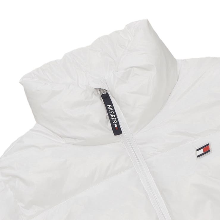 トミーヒルフィガージャケットパッファージャケットホワイトレディースTOMMYHILFIGERTP45193JWHT